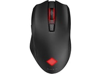 HP - Gaming OMEN Vector Souris Wirelles 6 Touches programmables, DPI 100 à 16 000 avec capteur Optique PixArt PAW3335, Temps de réponse 1 ms, LED Personnalisables, molette de défilement Ergonomique, Noir 2B349AAABB