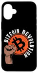 iPhone 16 Plus Bitcoin Crypto Revolution Fist Bitcoin Revolution Case