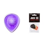 Jim Dunlop 475P2.0 Big Stubby Player Pack (Pack of 6) & PVP103 Jazz III Variety Picks (Pack of 6)