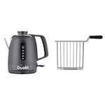 Dualit 72313 Domus Kettle, 3000 W, 1.5 liters, Grey & Lite Sandwich Cage x 2 for Lite, Architect and Domus Toasters | Pack of 2 Sandwiches Cages | Sandwich Cage with Drip Tray