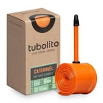 Tubolito Tubo cx/gravel Presta Valve,Orange,700 x 30-47mm, 60mm