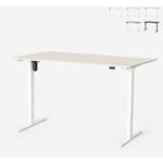 Office24 - Bureau assis-debout électrique réglable en hauteur 160x80 Standwalk Couleur: Gris