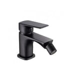 Silumen - Robinet Mitigeur Lavabo Noir Carré Bec Orientable - Noir Noir