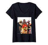 Womens Afrika Bambaataa And Soul Sonic Force By George DuBose V-Neck T-Shirt