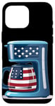 iPhone 16 Pro Max Patriotic coffee bean and maker costume Case