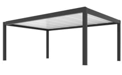 Pergola bioclimatique autoportante Summer L.6 X l.4m gris