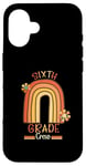 iPhone 16 Cute Teacher Back To School First Day of 6th Grade Crew Case