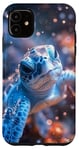 Coque pour iPhone 11 Baby Green Étui pour tortues de mer Bleu