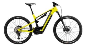 Vtt electrique tout suspendu cannondale moterra neo carbon 2 shimano slx xt 12v 750 wh 29   jaune highlighter