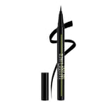 Maybelline New-York - Eyeliner Feutre Waterproof Ultra-Pigmenté - Pointe Précision - Tenue 24H - Tattoo Liner Ink Pen - 880 Jet Black (Noir)