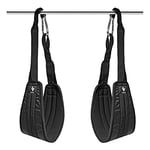 Boucles d'entraînement abdominal FitEngine avec mousqueton | Boucles de bras pour l'entraînement abdominal | Pour barre de porte, barre de gymnastique etc. | Chargement jusqu'à 150 kg