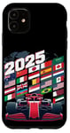 Coque pour iPhone 11 Formula Racing Circuit Programme 2025 Racing Day Amateur