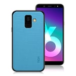 MOFI Samsung Galaxy A6 (2018) mobilskal TPU plast duk - Blå