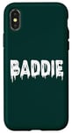 Coque pour iPhone X/XS BADDIE Style horreur