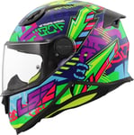 LS2, Casque Moto Intégral Enfant Kid SVENT Gloss Blue Green, S