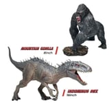 Indominus Rex Vs Mountain Gorilla Large Figure Set CPSTOYWORLD Dinosaur Jungle