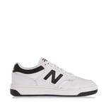 Boy's Trainers New Balance Juniors 480 Lace up in White