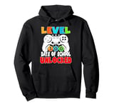 Level 100 Days Of School Unlocked Video Games Boys Gamer Pullover Hoodie