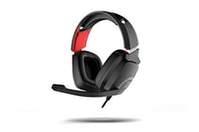 Casques Gaming Ozone Ekho X40 - Casque avec Microphone - Compatible PS4, PC, Xbox, Switch - Haut-parleurs 50 mm, Bandeau réglable, contrôleur, Micro Pliable, Ergonomique, Noir