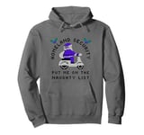 Homeland Security Naughty List Christmas Pajamas Graphic Pullover Hoodie