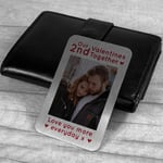 Personalised 1st 2nd 3rd 4th 5th Valentines Day Gift Photo Wallet Card