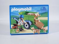 Playmobil n° 4495 Vétérinaire remorque cochons porcs Neuf en boite de 2004