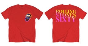 T-Shirt Unisex The Rolling Stones SIXTY Tongue Rouge