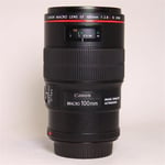 Canon Used EF 100mm f/2.8L IS USM Autofocus Macro Lens