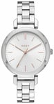 DKNY Ladies Silver Bracelet Watch. NY2582.