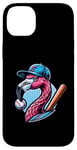 Coque pour iPhone 14 Plus Flamant Rose Casquette Baseball Cool