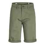 Jack & Jones Boys Kids Chino Shorts - Green - Size 8Y