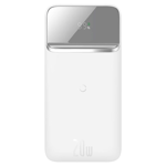 Baseus Magnetic Q.C Powerbank med Display, 10.000mAh, 20W - Hvit