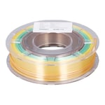 Filament PLA pour imprimante 3D, bobine de 1.75mm, lot de 200g, consommable d'impression, soie brillante, changement de d&eacute;grad&eacute; de couleur rapide, multicolore