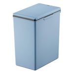 EKO Morandi Poubelle de cuisine – Poubelle de recyclage en plastique – Parfaite pour la cuisine et la maison, bleu titane, 20 litres