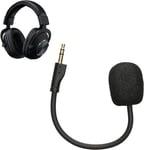 Microphone De Remplacement Compatible Avec Logitech G Pro X - Micro De Rechange Pour Casque Audio Casque Gaming - Noir