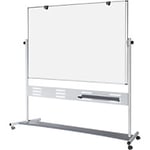 Bi-Office Evolution Mobile Whiteboard Freestanding Magnetic Enamel Double 90 (W) x 120 (H) cm