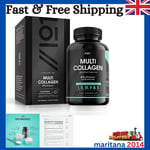 Multi Collagen Protein Capsules - Types I, II, III, V & X - Wild Caught Marine,