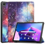 Lenovo Tab M10 Plus (3rd Gen) TB125 Designer Tri-Fold Case Galaxy