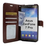 Crazy Horse Wallet Asus ZenFone 7 Pro (ZS671KS) (Brun)