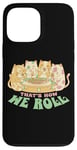 Coque pour iPhone 13 Pro Max Chats amateurs de sushis kawaii drôle That's How We Roll Pastel