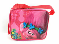 Trolls Poppy Girls Pink Insulated Lunch Bag With Strap School Picnic Bag