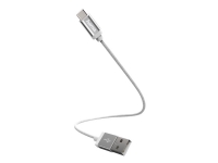 Hama Essential Line - USB-kabel - USB-C (hane) till USB (hane) - 5 V - 3 A - 20 cm - formpressad - vit