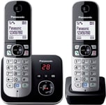 Panasonic KX-TG6822EB Twin DECT Cordless Telephone Set with Answer Machine