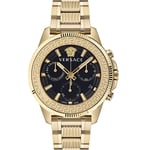 Versace Greca VE3J00622 Chronograph Mens Watch - Gold - One Size