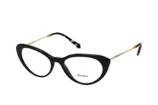 Miu Miu MU 05RV 1AB1O1, including lenses, BUTTERFLY Glasses, FEMALE