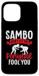 iPhone 13 Pro Max Sambo Girl Female Wrestler Training Sambo Wrestling Case