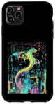 Coque pour iPhone 11 Pro Max Cyberpunk Dragon Design Fantasy Art et Sci-Fi Fans Unique