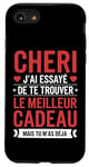 Coque pour iPhone SE (2020) / 7 / 8 Tee Shirt Saint Valentin Cheri Amour Amoureux Couple Humour