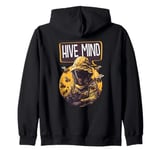 Hive Mind Honeybee Save the Bees Beekeeper Zip Hoodie