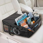 High Road SeatStash Car Front Seat Organizer for Driver and Office Storage with Tissue Holder and Divided Multipurpose Compartments